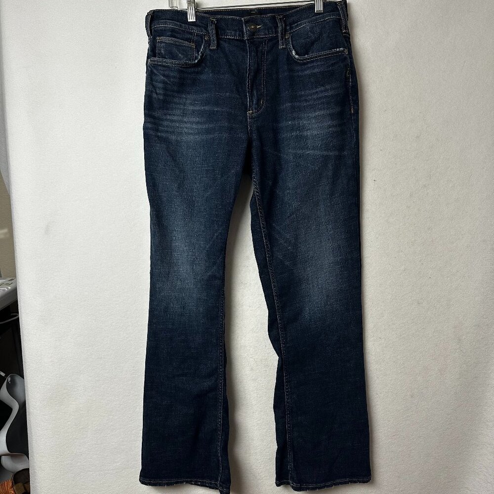 Silver Jeans Men's 32 x 32 Craig Dark Wash Denim Blue Jeans